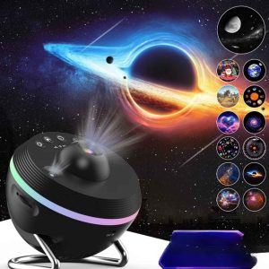 Boule projecteur galaxie 12 en 1 pour enfants